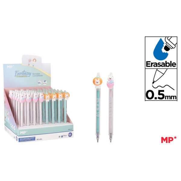 Pix cu mecanism cu rescriere, varf 0.5 mm, design ursulet Pix cu mecanism cu rescriere, varf 0.5 mm, design ursulet